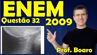 ENEM 2009  Física  Ondulatória  Questão 32 resolvida Caderno Azul  Prof Marcelo Boaro [upl. by Audry]