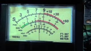 Smeter analógico Yaesu FT857  FT897 [upl. by Dimmick]