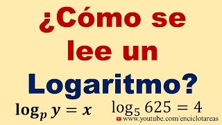 ¿COMO SE LEE UN LOGARITMO [upl. by Gnouhk911]