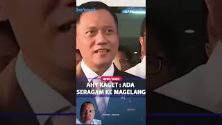 AHY kaget ada seragam kemagelangprabowopresidenshorts [upl. by Ahrat994]