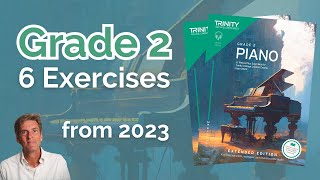 Trinity Grade 2 Piano from 2023 6 Exercises [upl. by Allemat]