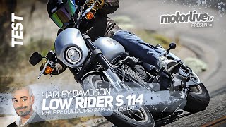 HARLEYDAVIDSON LOW RIDER S 114  TEST MOTORLIVE [upl. by Annasus]