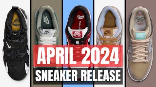 BEST SNEAKER Release for APRIL 2024 Part1 [upl. by Ervine]