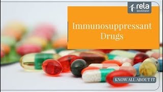 Immunosuppressants pharmacology [upl. by Aihsal22]