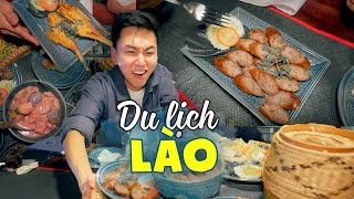 Đặc sản và cảnh sắc ở Luang Prabang  Du lịch ẩm thực Lào 3 [upl. by Millicent]