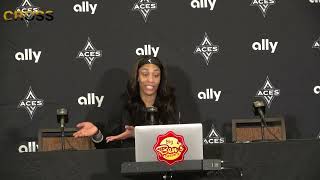 Aces Vs Sparks Post Game Interview [upl. by Willet]