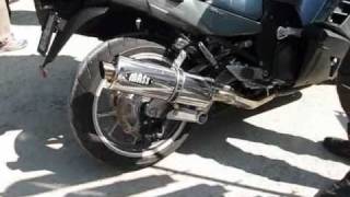 MASS exhaust  kawasaki gtr 1400  slip on [upl. by Hctim]