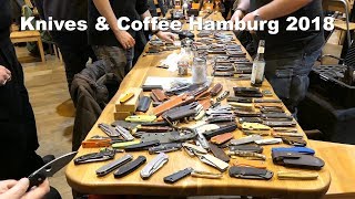 Knives and Coffee Hamburg 2018 Messer schärfen Stände und Gespräche [upl. by Fifine537]