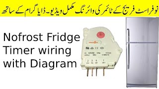 nofrost fridge timer connection  no frost timer wiring diagram [upl. by Aihset]