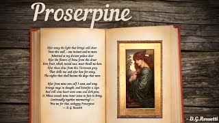 Proserpine Sonnet by DGRossetti English analysis [upl. by Harding]