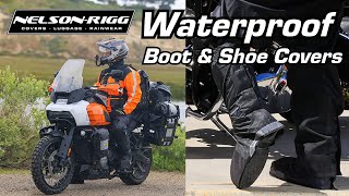 Nelson Rigg Waterproof Boot and Shoe Cover Review WPRB100 [upl. by Hsakaa]