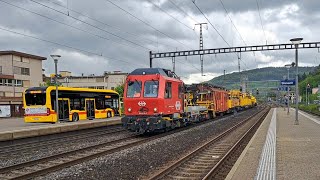 SBB werktrein in Sissach CH [upl. by Eile]