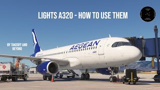 A320 TUTORIAL LUCES  COMO FUNCIONAN [upl. by Landan]