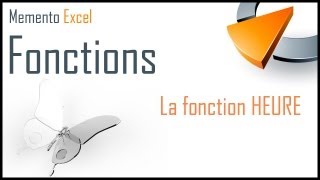 La fonction HEURE dans Excel  Formation Excel Marseille [upl. by Faria]