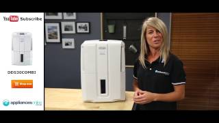 Delonghi Dehumidifier DDS30COMBI Reviewed by product expert  Appliances Online [upl. by Naharba669]