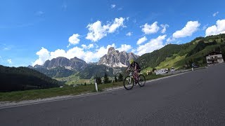 Sella Ronda Part 3 Pordoijoch Indoor Cycle Training Workout Ultra HD Video [upl. by Leakcim]