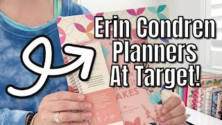 ERIN CONDREN PLANNERS AT TARGET  UNBOXING AND REVIEW [upl. by Nodnelg]