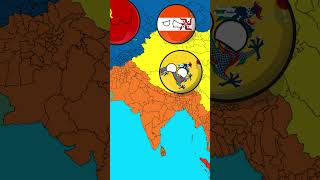 Akhand Bharat and Qing ready to cure Soviet 😱 Part 16 shorts countryballs [upl. by Euqinot]