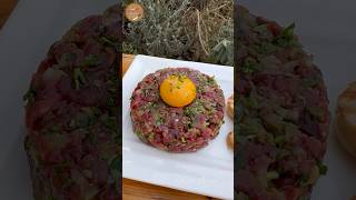 British chef Kyren Thompson creates signature beef tartare recipe at Londons GrassFed restaurant [upl. by Cati]