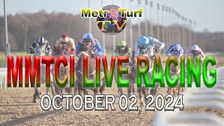 02 October 2024  Philippines Horse Racing Live  Metro Manila Turf Club Inc [upl. by Ayotna876]