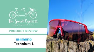 Shimano Technium L Semi Frameless Cycling CETCNL2 Sunglasses Review  feat Spare Clear Lens [upl. by Ellimac]