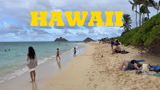 Walking Hawaiis Best Beaches  Kailua amp Lanikai Beach [upl. by Roots]