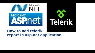 How to add telerik report in aspnet application [upl. by Hickey]