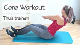 Core Workout  Thuis Onderrug en Buikspieren Trainen [upl. by Ajani76]