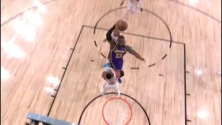 LeBron James POSTERIZES Russell Westbrook 35 Years Old Doing This [upl. by Stodder]