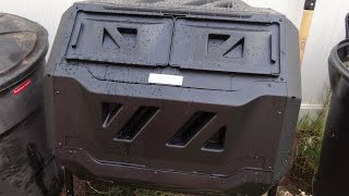 VIVOSUN 43 Gallon Outdoor Tumbling Composting Bin Review A Quick Walkthrough Amazon Compost Bin [upl. by Neersin]