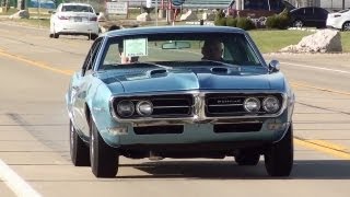 Test Driving 1968 Pontiac Firebird 400 V8 and Full Walkaround [upl. by Janot52]