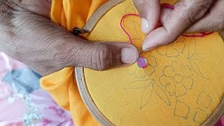 Stunning and Easy Hand Embroidery Design  Part1  Latest Embroidery Patterns  Awesome Stitches 🌹 [upl. by Lemmy]