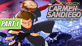 Carmen Sandiego Gameplay Xbox Original Walkthrough Part 1 [upl. by Haleehs]