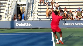 The Fastest Serve in Tennis  Mpetshi Perricard Serve Slow Motion [upl. by Raynah]