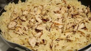 How To Make The Best Bow Tie Chicken Alfredo Pasta  Quick and Easy Home Recipe  AhizitaVlogs [upl. by Alekal48]