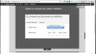 Upload and Embed documents PDF DOC PPT etc in WordPress Site like SlideShare and Scribd [upl. by Mientao686]