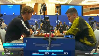 Magnus Carlsen vs Ian Nepomniachtchi  FIDE World Blitz 2023 [upl. by Ahsieyn]