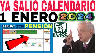 ♥️YA SALIÓ CALENDARIO OFICIAL 1 ENERO PAGOS ADULTOS MAYORES 12 MESES FECHAS EXACTAS HOY AQUÍ🎁 [upl. by Arraik306]