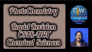 PHOTOCHEMISTRY RAPID CSIRNET [upl. by Evangeline626]