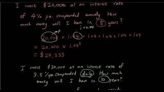 Compound Interest and Logarithms [upl. by Atirahs]