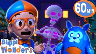 Boo Blippis Spooky Scary Halloween Contest  Blippi Wonders Educational Videos for Kids [upl. by Rubin]