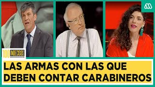 100 Indecisos  “¿Sabe que retiraron las Uzi a Carabineros” Debate por el equipamiento de policías [upl. by Cutlor]