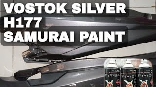 SAMURAI PAINT  Vostok Silver  H177 [upl. by Sawyer407]