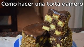 Como hacer una torta damero [upl. by Homer]