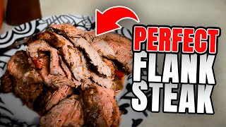 Cooking The Perfect Flank Steak On The Grill In 15 minutes [upl. by Yulma665]