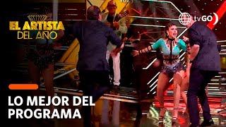 El Artista del Año Yahaira Plasencia cantó y bailó con su papá HOY [upl. by Lekkim]