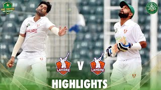 Full Highlights  Lahore Whites vs Lahore Blues  Day 3  Match 1  QuaideAzam Trophy 202324 PCB [upl. by Nellir217]