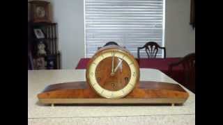 Schatz Art Deco Triple Chime Mantel Clock [upl. by Kelwin490]