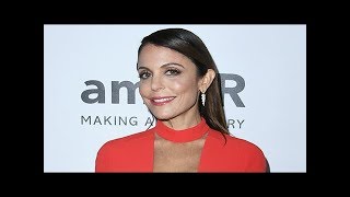 Real housewives bethenny frankel 46 goes braless in frontless dress [upl. by Aleil]