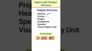 Input device and output device education computerknowledge viraltech technology [upl. by Yrailih561]